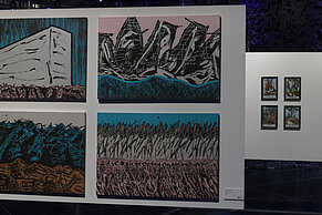 "PICTURESQUE", Florian Nitsch (vorne links); "Die Jahreszeiten", Doris Knapp-Hybner (hinten rechts)