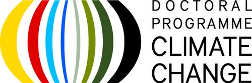 Logo des Doktoratskollegs "Klimawandel" der Karl-Franzens-Universität Graz.
