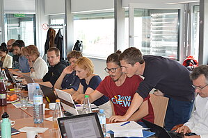 Schnappschuß aus der CCCA-Schreibwerkstatt