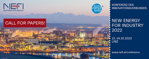 Einladung zur NEFI-Konferenz mit Foto einer Industrielandschaft
